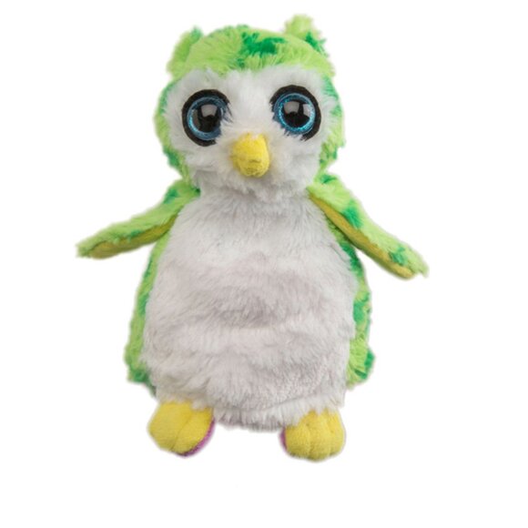 🔥3 For $20🔥New w/Tag Owls Reversible Plush Pink/Green Switch-A-Rooz 8" (20 cm) - Picture 15 of 16